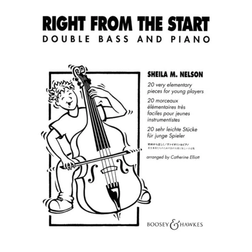 Right from the Start for Double Bass and Piano by Sheila Nelson