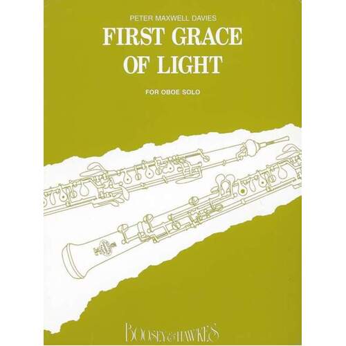 First Grace Of Light Oboe Book
