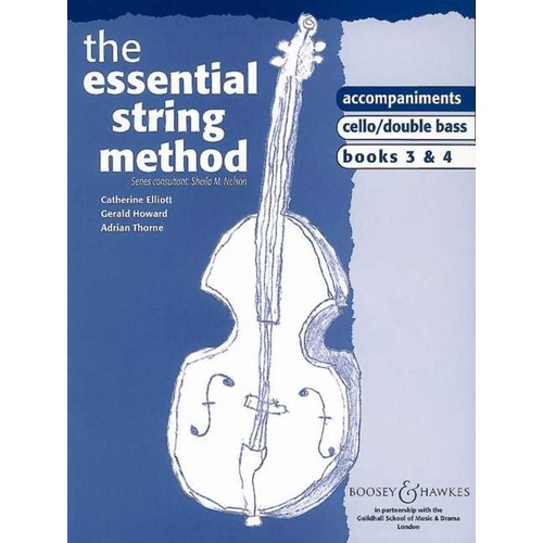 Essential String Method Cello/Bass Piano Accompaniment Books 3 & 4