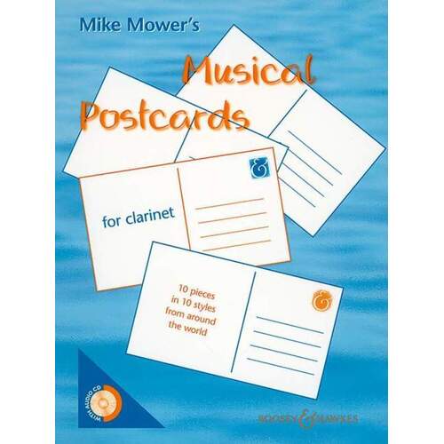 Musical Postcards Clarinet Softcover Book/CD