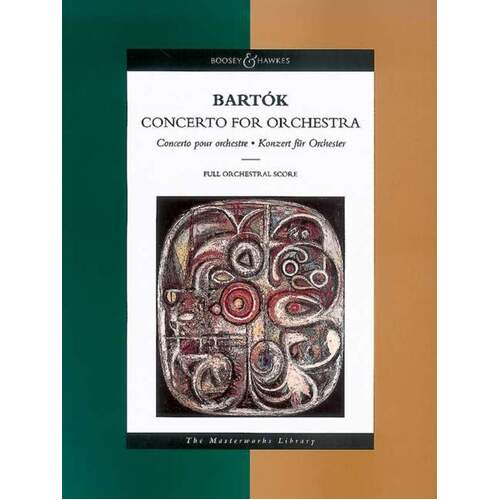 Bartok - Concerto For Orchestra Full Score Book