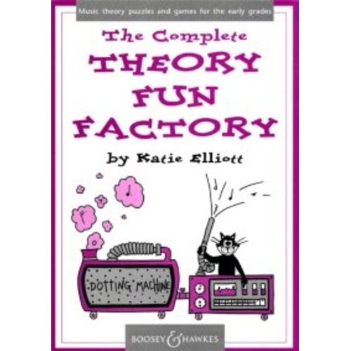 Complete Theory Fun Factory Vol. 1-3 by Katie Elliott, Boosey & Hawkes, 96 Pages, Music Theory Puzzles and Games