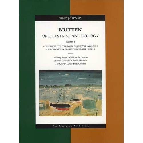 Britten - Orchestral Anthology Vol 1 Study Score 248 Pages