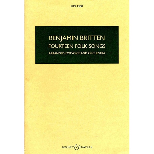 14 Folksongs Study Score