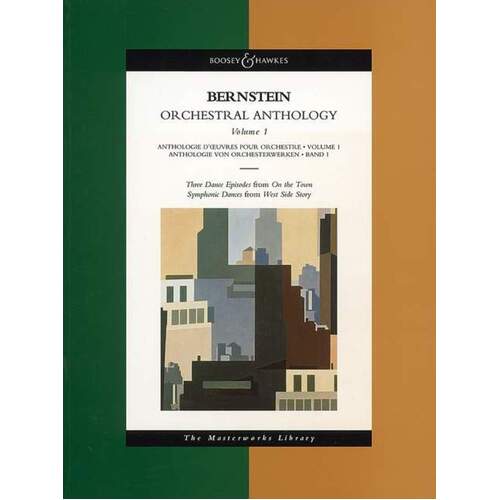 Bernstein - Orchestral Anthology Vol 1 Full Sc Masterworks (Softcover Book)