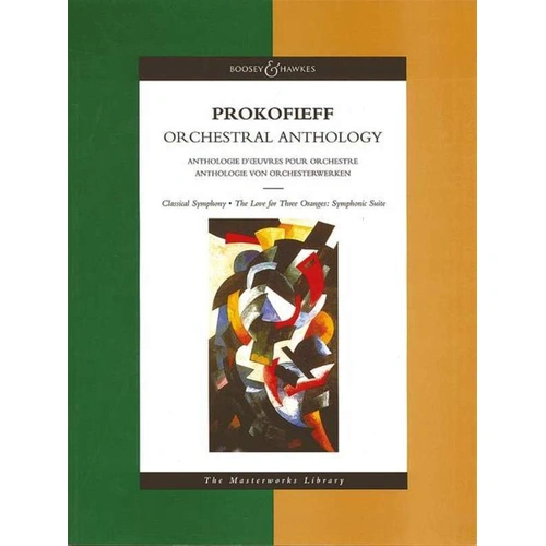 Prokofiev - Orchestral Anthology Full Scores Masterworks Study Score