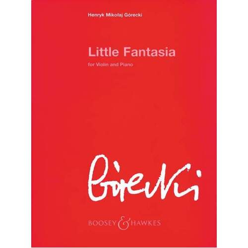 Little Fantasia Op 73 Violin Piano Book
