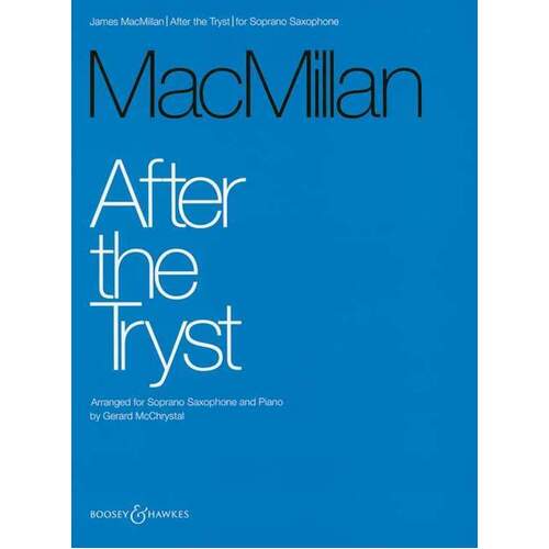 After The Tryst Soprano Sax/Piano Book