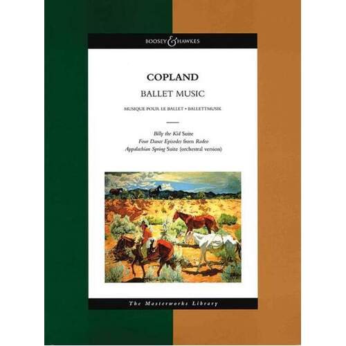 Copland - Ballet Music Study Score (Softcover Book)