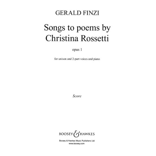 Finzi - 10 Childrens Songs Op 1 Poems Rossetti Unison/2 Part (Softcover Book)