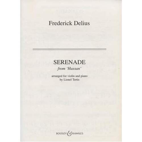 Serenade From Hassan Violin Piano Book