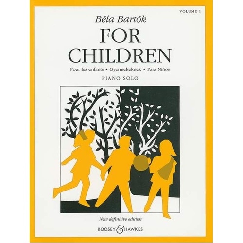 Bela Bartok For Children Vol 1 Piano Sheet Music
