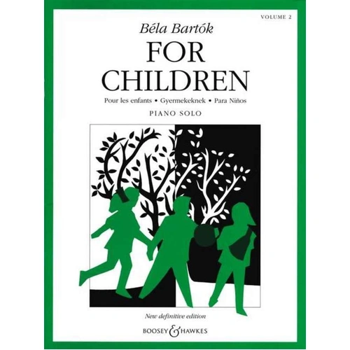 Bartok for Children Vol 2 Piano Sheet Music - 39 Slovakian Tunes, Revised Edition