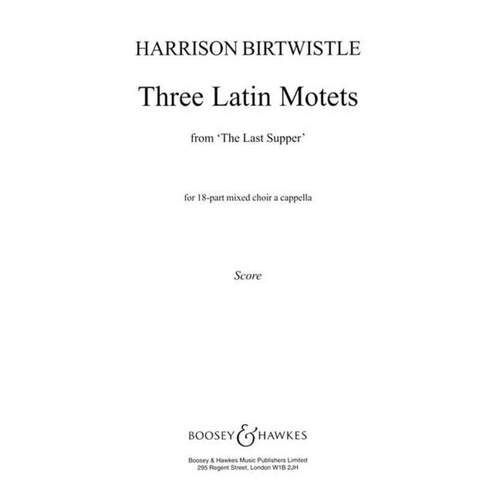 Three Latin Motet SATB
