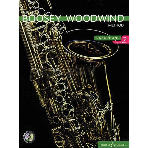 Boosey Woodwind Method Sax 2 Book/CD Book