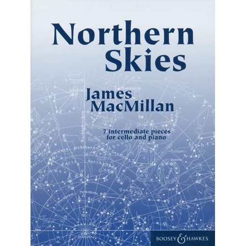 Macmillan - Northern Skies for Cello and Piano, 20 Pages, Intermediate Pieces