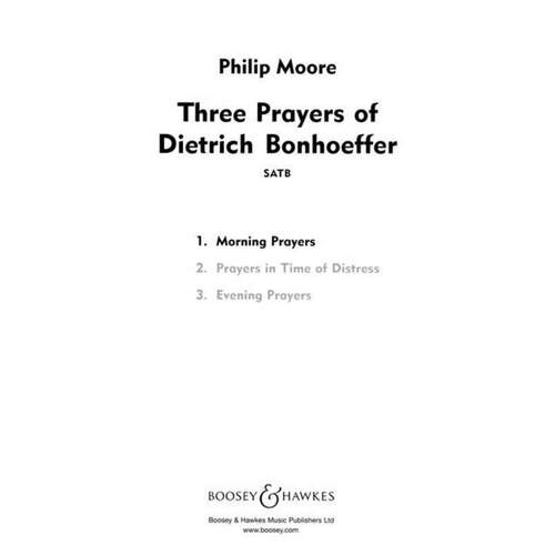 Morning Prayers SATB A Cappel