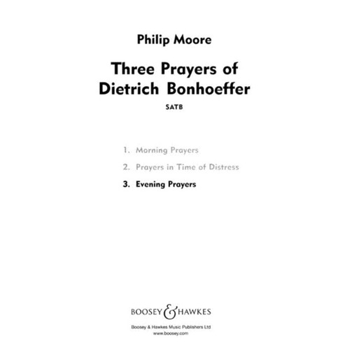 Evening Prayers SATB