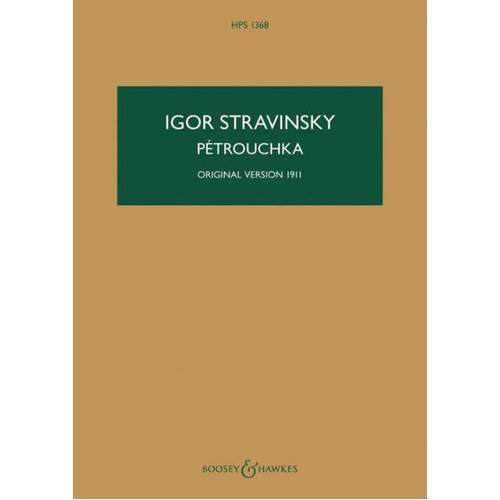 Petrouchka Study Score Original 1911 Version (Softcover Book)