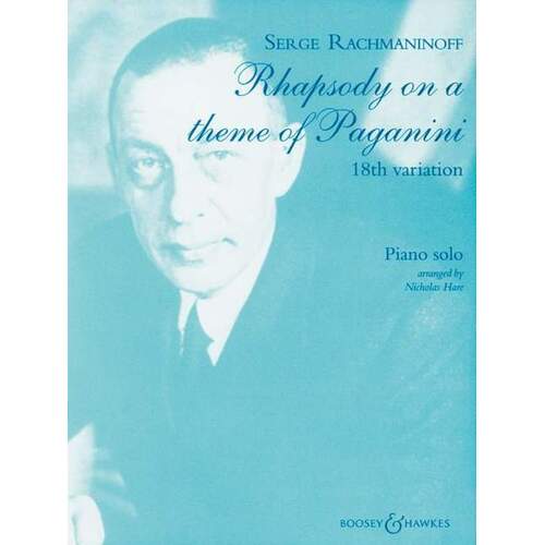 Rhapsody On A Theme Of Paganini Piano (Softcover Book)