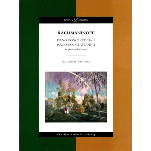Piano Concertos 1 And 2 Full Sc Masterworks Book