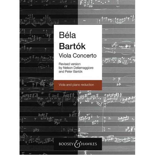 Bartok - Viola Concerto Viola/Piano Arr Neubauer (Softcover Book)