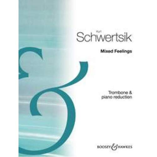 Schwertsik - Mixed Feelings Trombone/Piano (Softcover Book)