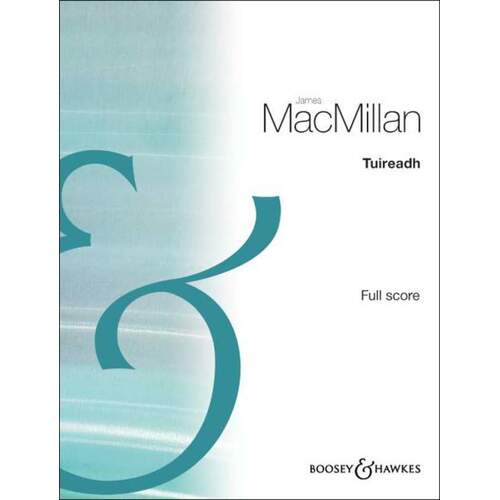 Tuireadh Clarinet Quintet Study Score Book