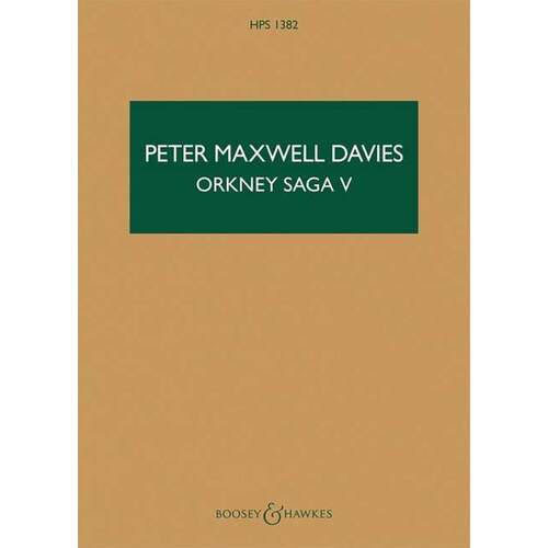 Orkney Saga V Study Score