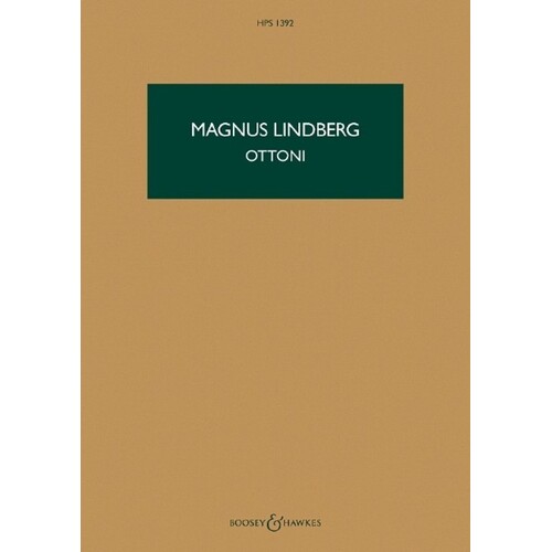 Lindberg - Ottoni For Brass Ensemble Study Score Book