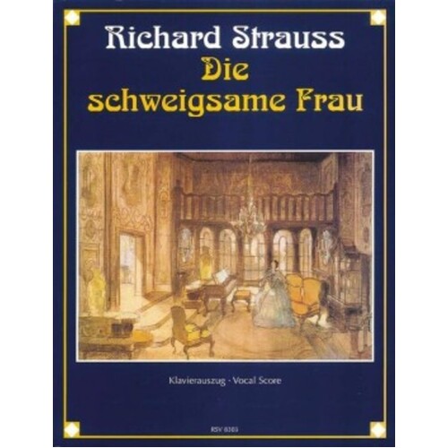 Strauss - Die Schweigsame Frau Op 80 Vocal Score German (Softcover Book)