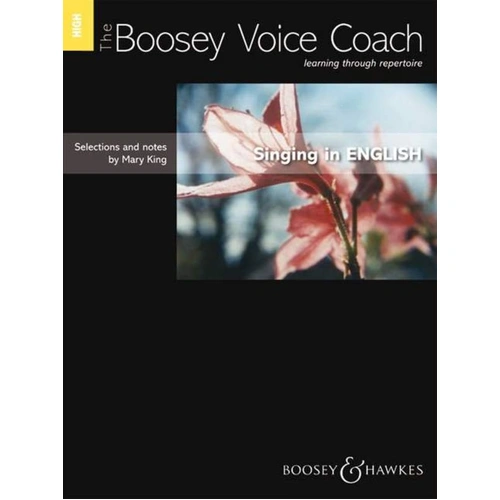Boosey Voice Coach High Voice by Mary King - Vocal Training Guide for English Songs