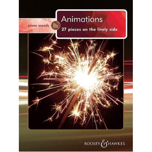Animations Piano Moods Intermediate Piano Solos by Hywel Davies, 64 Pages, Boosey & Hawkes