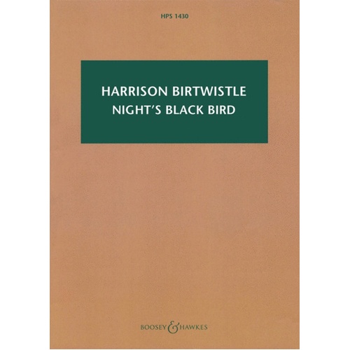 Nights Black Bird Study Score Hps 1430