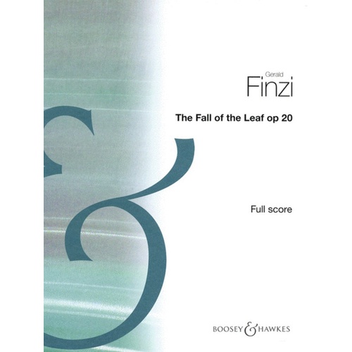 The Fall Of The Leaf Full Score (Parts Avail Hir