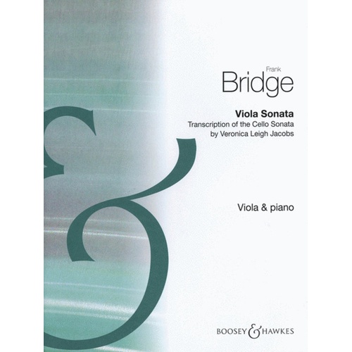Viola Sonata (Transcr Of Cello Sonata) Vla/Piano Book