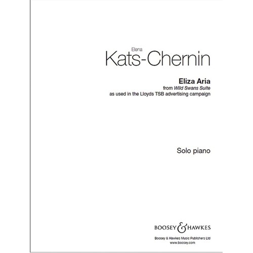 Eliza Aria From Wild Swans Suite Solo Piano (Sheet Music) Book