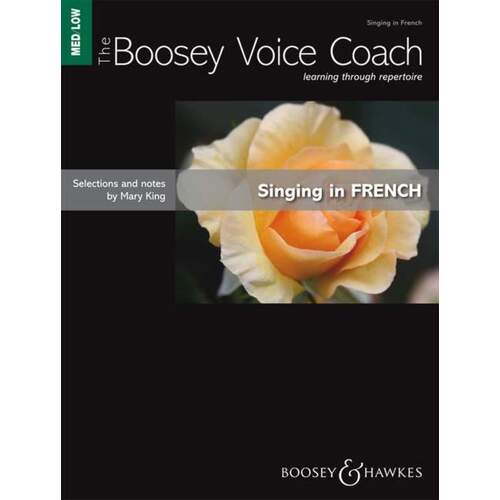 Singing In French Med / Low Boosey Voice Coach Book