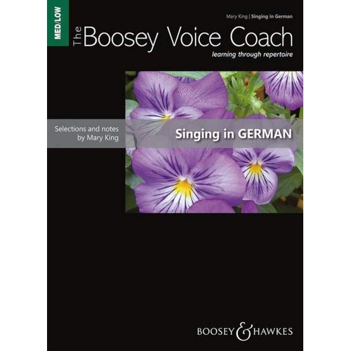 Boosey Voice Coach Singing in German Medium/Low