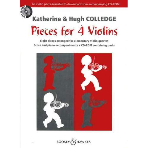 Pieces For 4 Violins (Softcover Book)