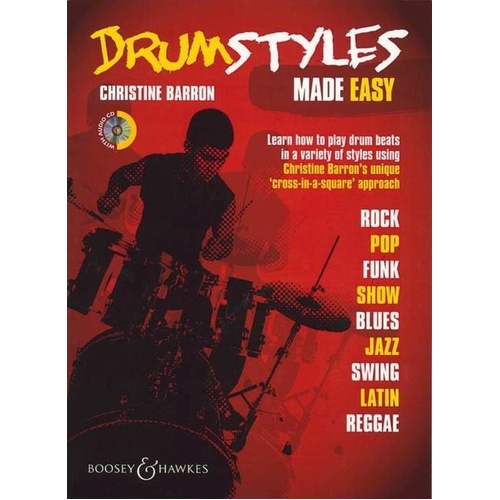Drum Styles Made Easy Book with CD