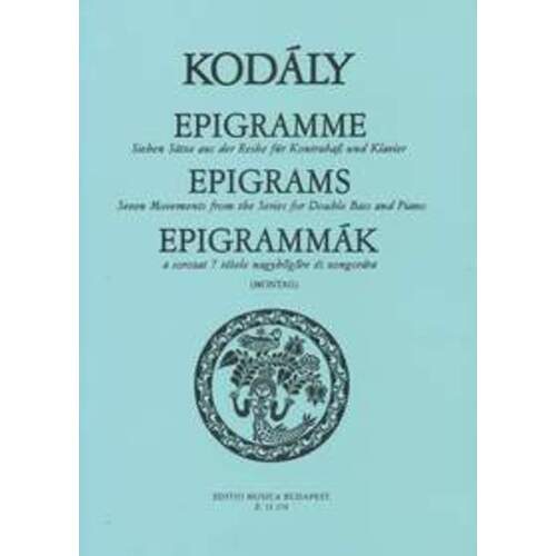 Epigrams (Softcover Book)