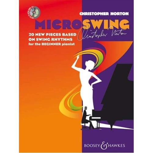 Microswing Piano by Christopher Norton with Backing CD - 32 Pages