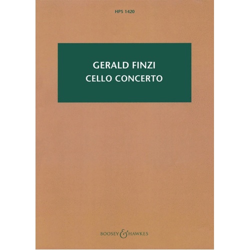 Cello Concerto Study Score Book