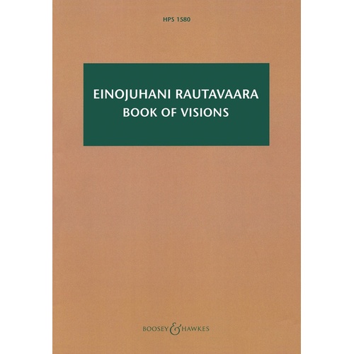 Rautavaara - Book Of Visions Study Score Book