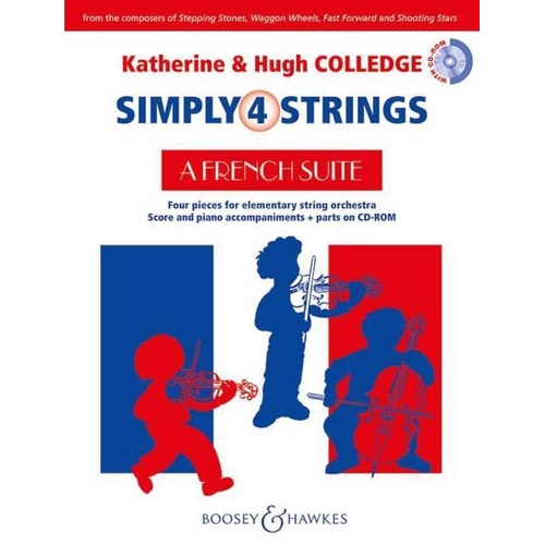 French Suite Simply 4 Strings Piano Accompaniment CD