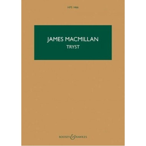 James Macmillan - Tryst Study Score (Softcover Book)