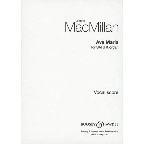 Ave Maria SATB/Organ
