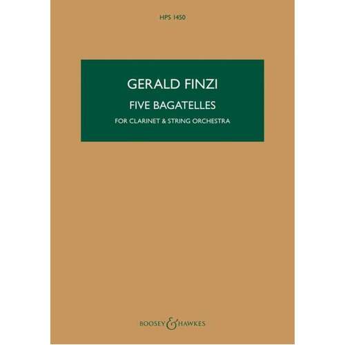 Five Bagatelles Study Score
