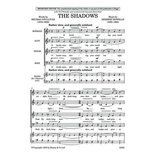 Shadows The SSAATTBB A Capella